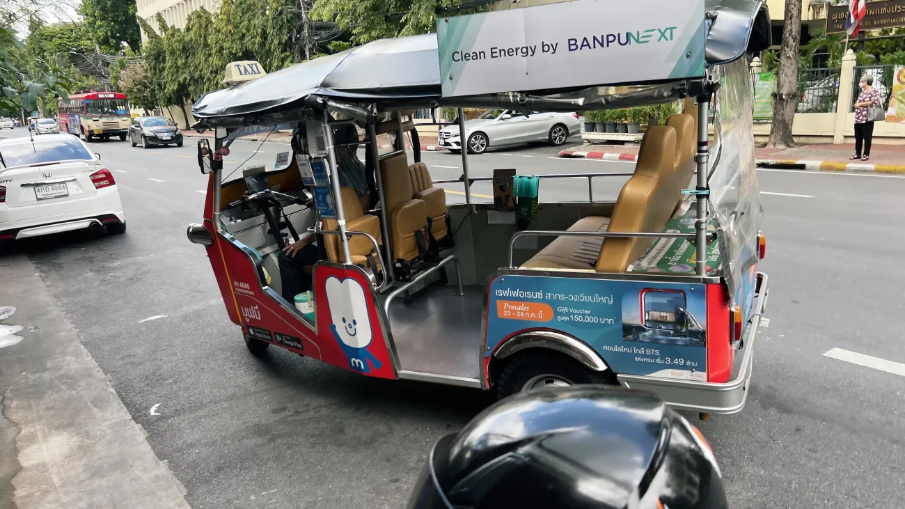 E-Tuk Tuk in Bangkok