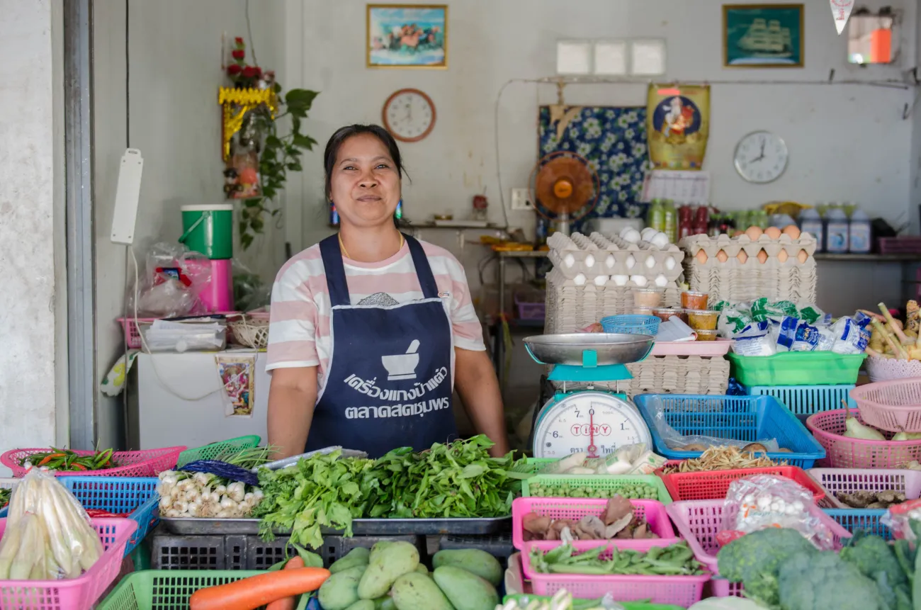 Pak Nam Markt, Chumphon, Thailand