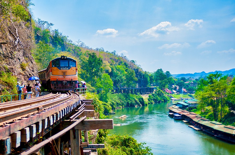 Death Railway, Kanchanaburi, Thailand