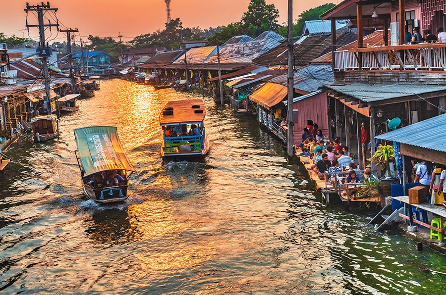 Amphawa Floating Market, Thailand